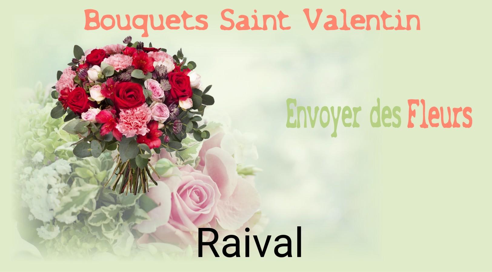 Roses de Saint-Valentin livrées à Raival
